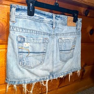 American Eagle Jean Mini Skirt